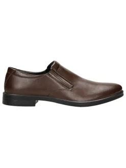 Wojas Halbschuhe^Leder-Slipper in Braun