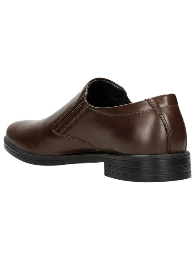 Wojas Halbschuhe^Leder-Slipper in Braun