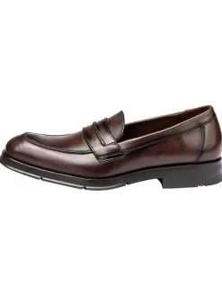 LLOYD Halbschuhe^Leder-Slipper in Braun