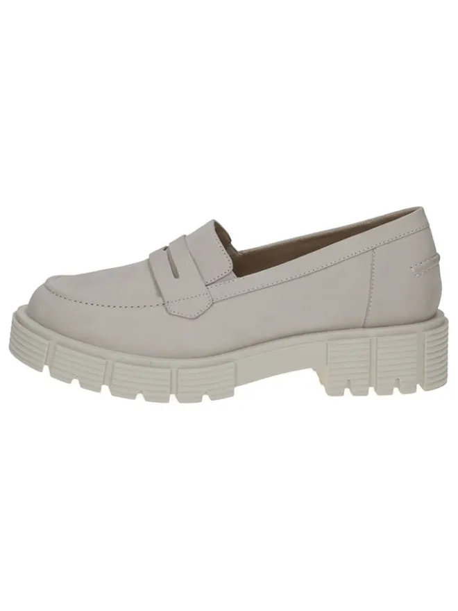 Leder-Slipper in Creme>Caprice Online