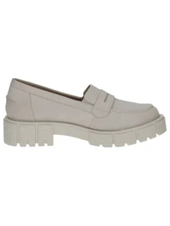 Leder-Slipper in Creme><noscript><img width=