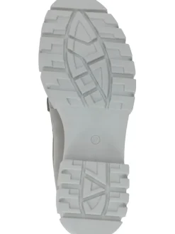Leder-Slipper in Grau><noscript><img width=