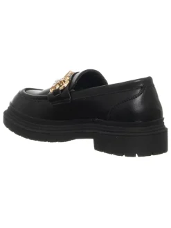 Patrizia Pepe Halbschuhe^Leder-Slipper in Schwarz