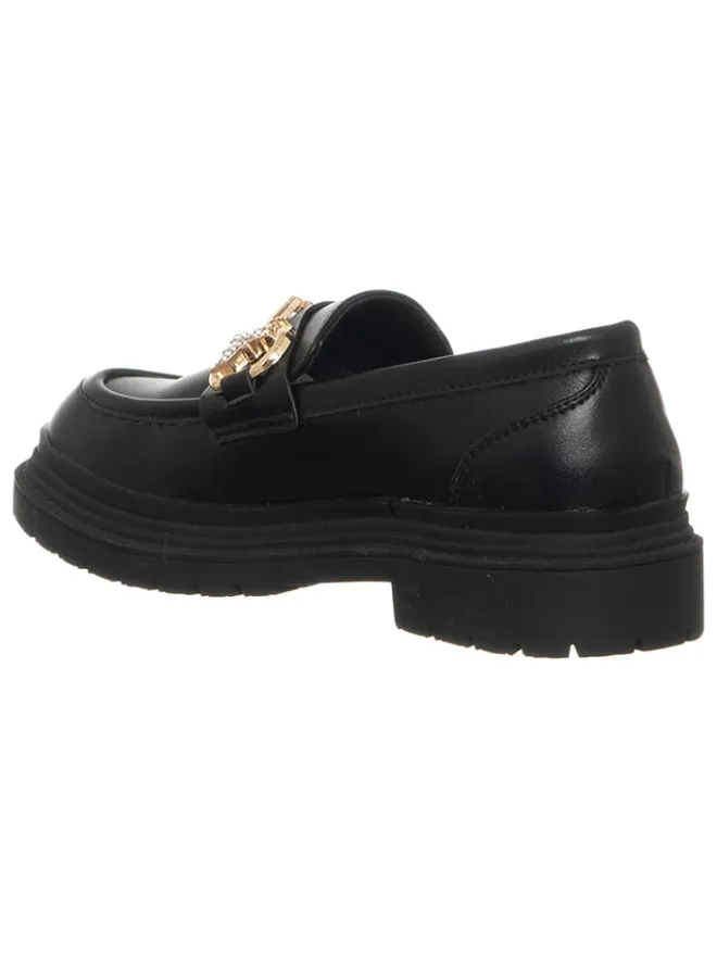 Patrizia Pepe Halbschuhe^Leder-Slipper in Schwarz