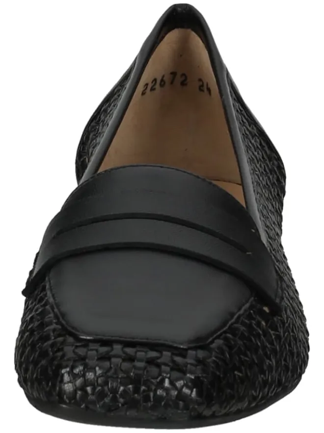 Leder-Slipper in Schwarz>PETER KAISER Clearance