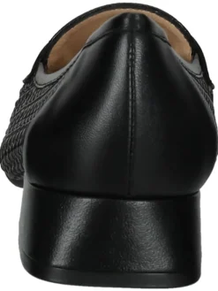 Leder-Slipper in Schwarz><noscript><img width=