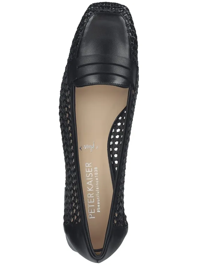 Leder-Slipper in Schwarz>PETER KAISER Clearance