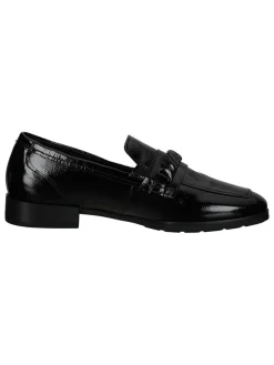 Gabor Halbschuhe^Leder-Slipper in Schwarz