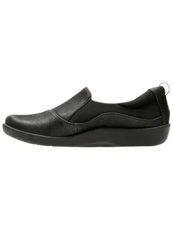 Leder-Slipper in Schwarz><noscript><img width=