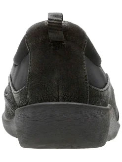 Leder-Slipper in Schwarz><noscript><img width=