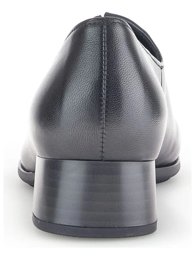 Leder-Slipper in Schwarz>Gabor Discount