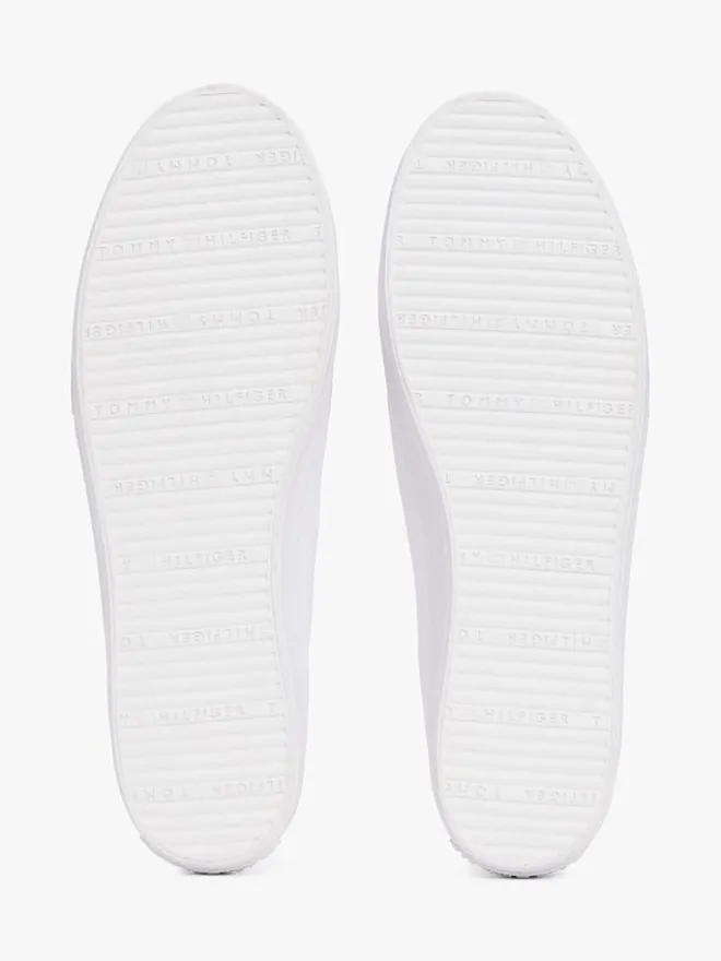 Tommy Hilfiger Shoes Halbschuhe^Leder-Slipper in Weiß