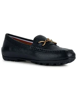 Leder-Slipper "Kosmopolis + Grip" in Schwarz>Geox Hot