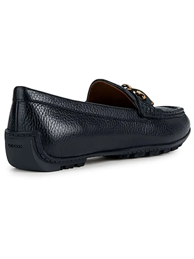 Leder-Slipper "Kosmopolis + Grip" in Schwarz>Geox Hot
