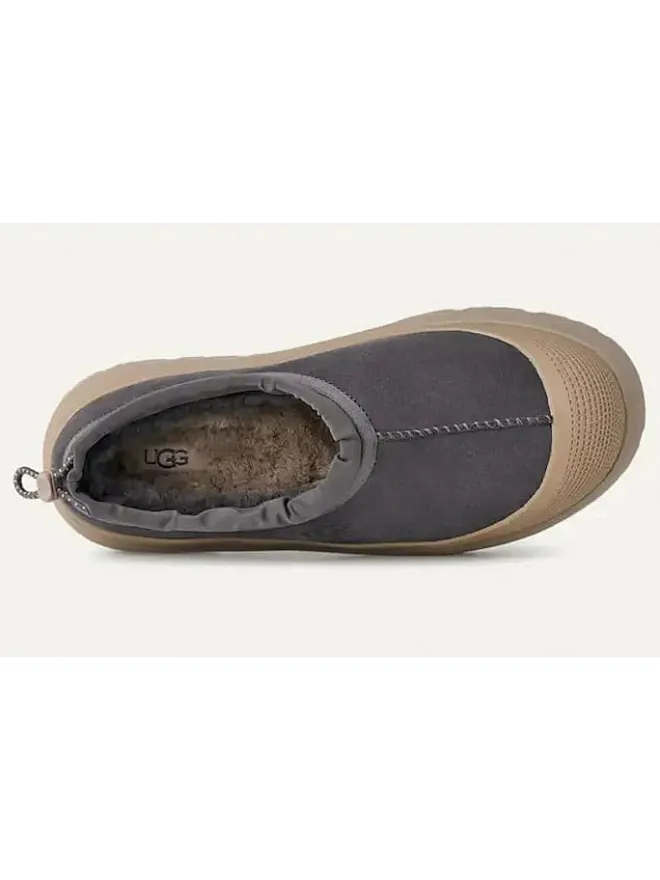 Leder-Slipper "Tasman Weather" in Grau/ Beige>UGG Online