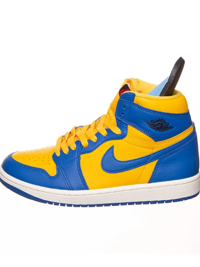 Leder-Sneaker ''1 Retro High'' in Gelb/ Blau>Air Jordan Best