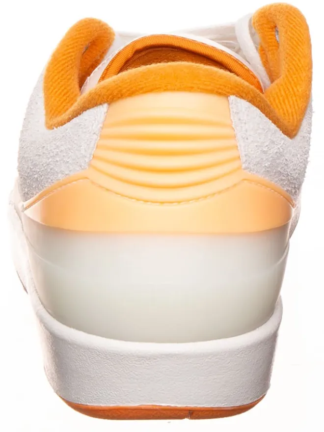 Leder-Sneaker ''2 Retro Low'' in Weiß/ Orange>Air Jordan Discount