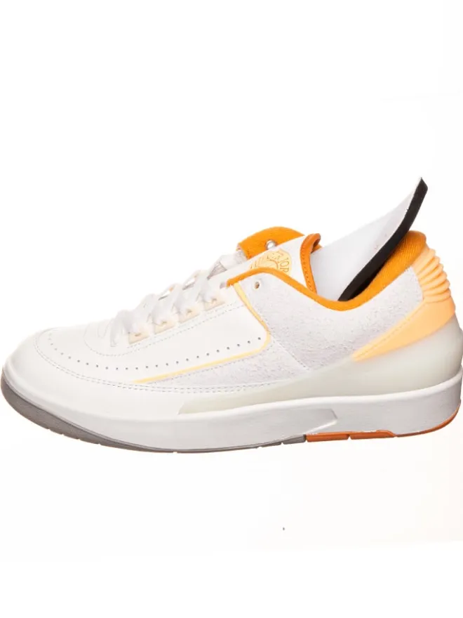 Leder-Sneaker ''2 Retro Low'' in Weiß/ Orange>Air Jordan Discount