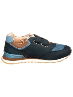 Leder-Sneakers in Dunkelblau/ Hellblau>bisgaard Sale