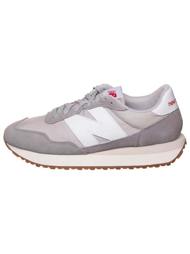 New Balance Sneakers^Leder-Sneakers "237" in Grau/ Beige