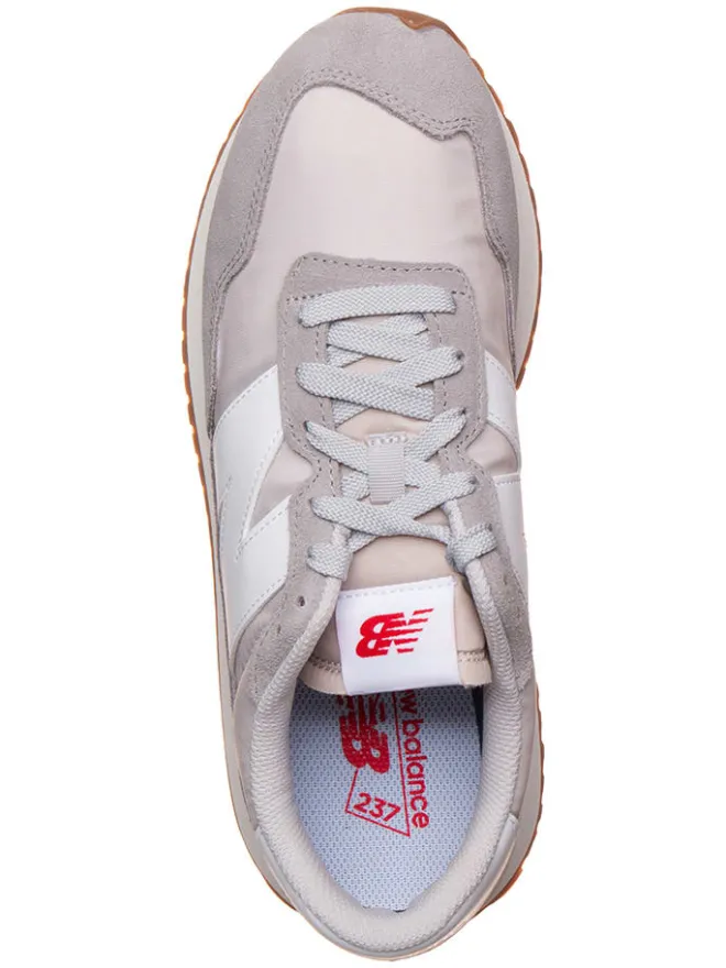 New Balance Sneakers^Leder-Sneakers "237" in Grau/ Beige