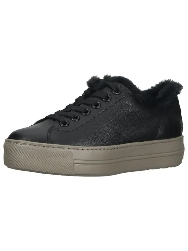 Leder-Sneakers in Schwarz>Paul Green Discount