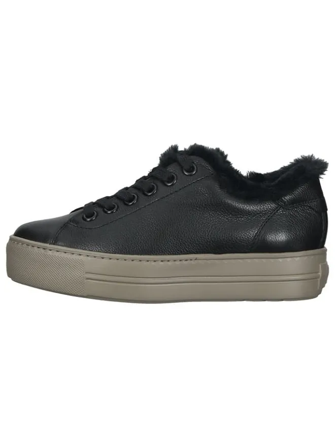 Leder-Sneakers in Schwarz>Paul Green Discount