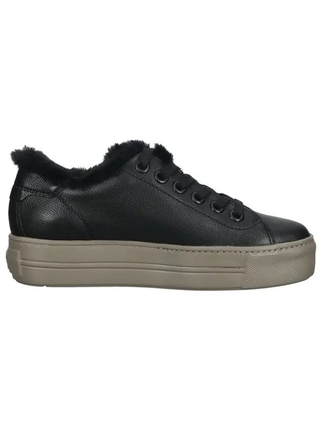 Leder-Sneakers in Schwarz>Paul Green Discount