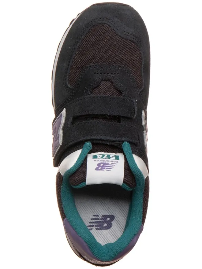 New Balance Sneakers^Leder-Sneakers "574" in Schwarz