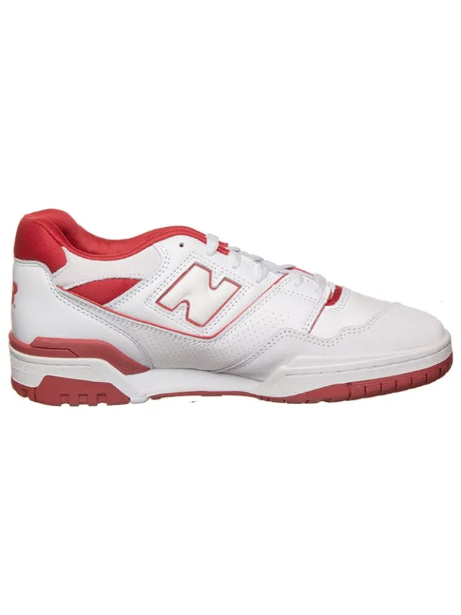 New Balance Sneakers|Sneakers^Leder-Sneakers "550" in Weiß/ Rot