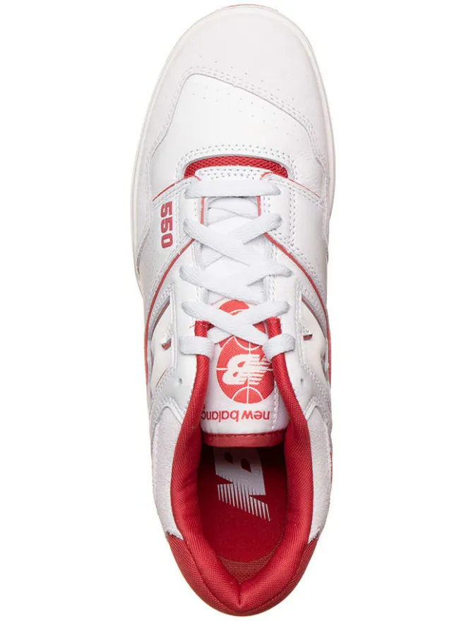 New Balance Sneakers|Sneakers^Leder-Sneakers "550" in Weiß/ Rot