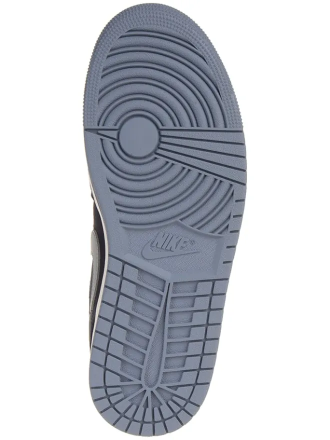 Nike Sneakers^Leder-Sneakers "1 Mid SE Craft" in Dunkelblau/ Grau