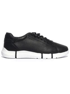 Geox Sneakers^Leder-Sneakers "Adacter" in Schwarz