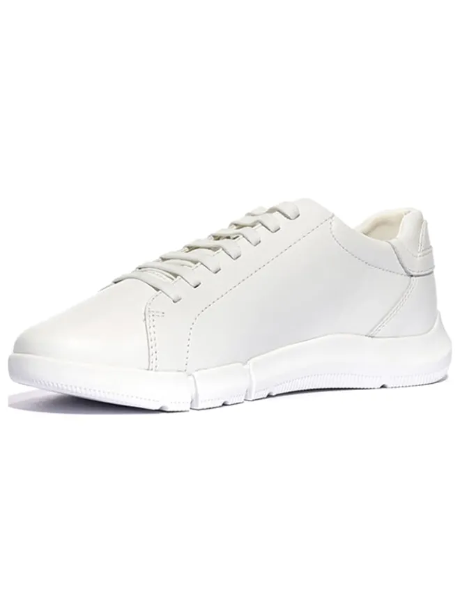 Geox Sportschuhe^Leder-Sneakers "Adacter" in Weiß