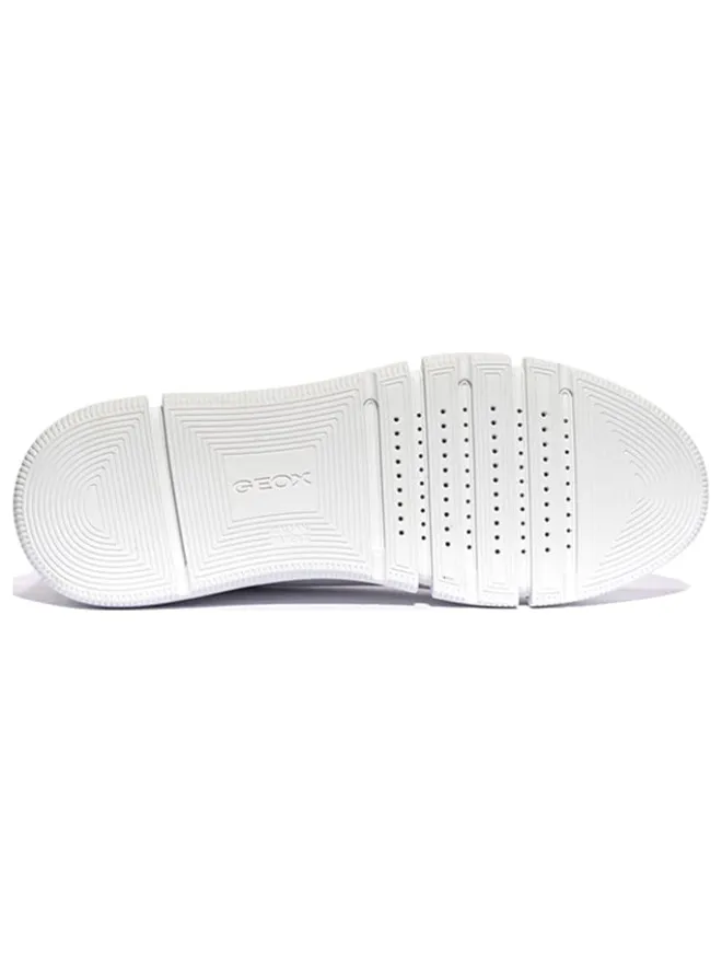 Geox Sportschuhe^Leder-Sneakers "Adacter" in Weiß