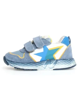 Naturino Sneakers^Leder-Sneakers "Althidon" in Blau/ Weiß