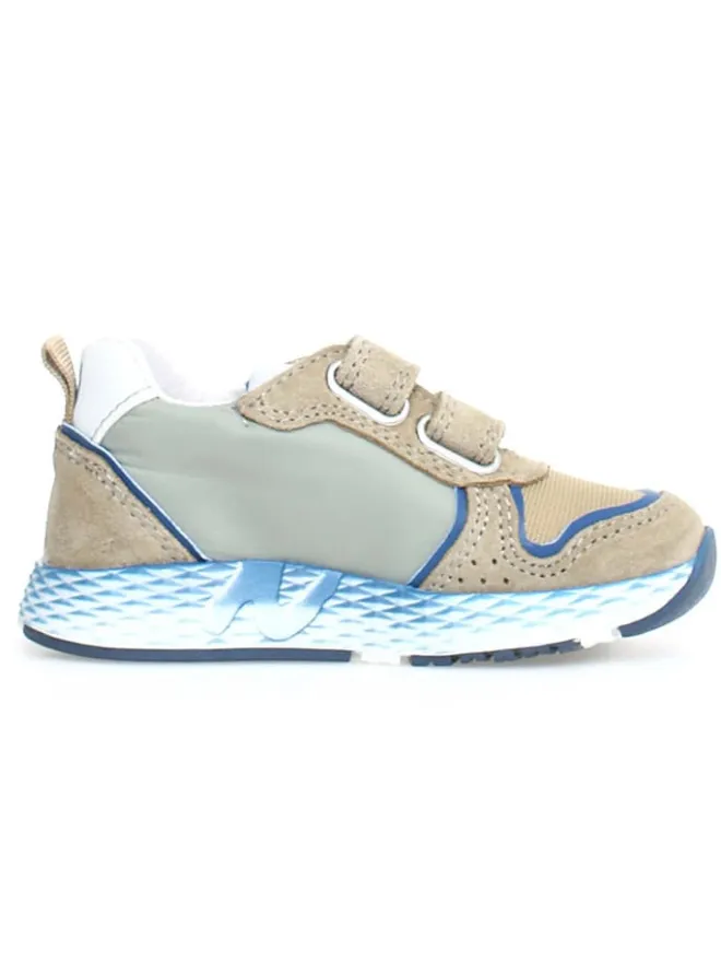 Leder-Sneakers "Althidon" in Beige/ Blau>Naturino Outlet