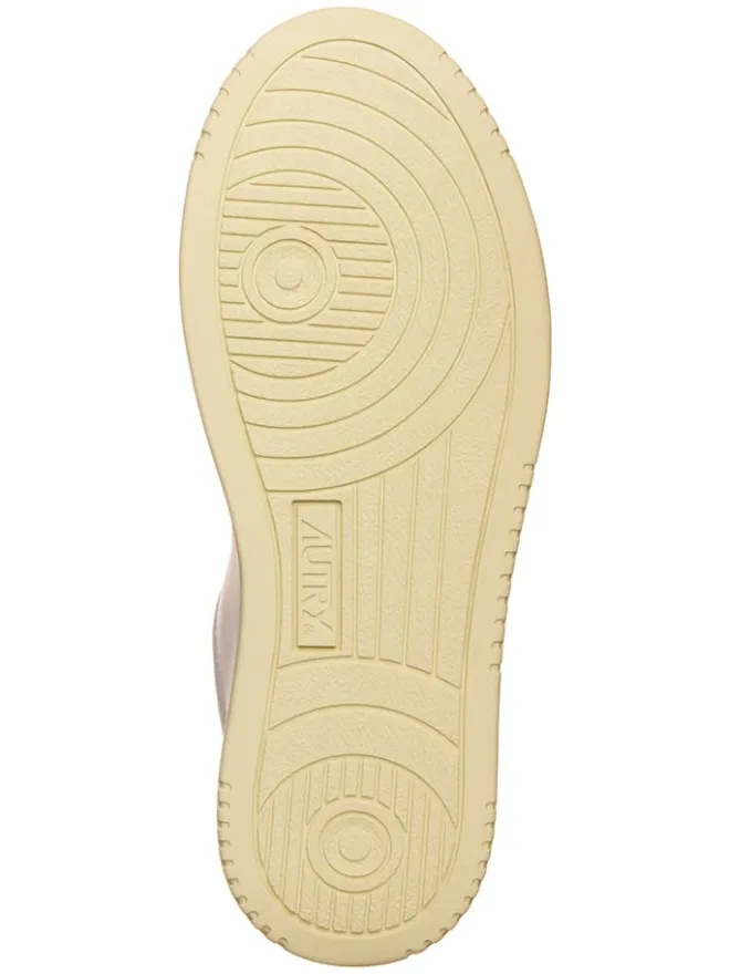 Leder-Sneakers "" in Weiß/ Gelb>AUTRY Discount