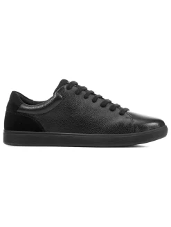 Geox Sneakers^Leder-Sneakers "Avola" in Schwarz