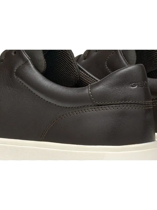 Geox Sneakers^Leder-Sneakers "Avola" in Schwarz