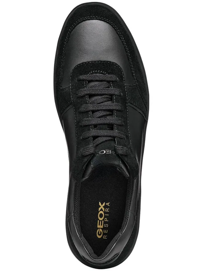 Leder-Sneakers "Avola" in Schwarz>Geox Hot