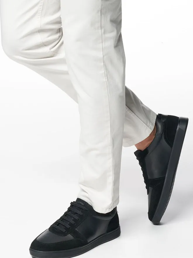 Leder-Sneakers "Avola" in Schwarz>Geox Hot