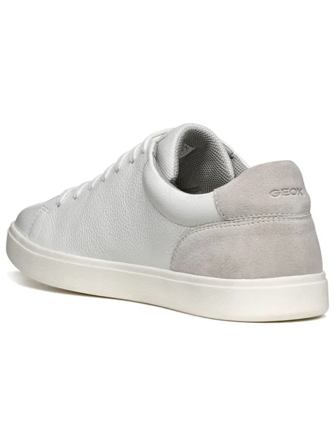 Leder-Sneakers "Avola" in Weiß/ Grau>Geox Sale