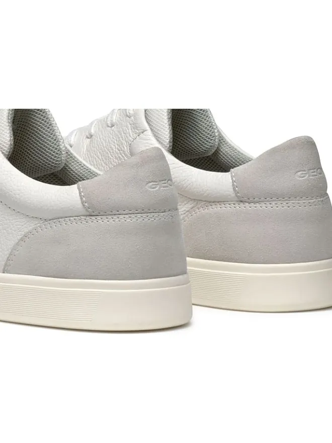 Leder-Sneakers "Avola" in Weiß/ Grau>Geox Sale