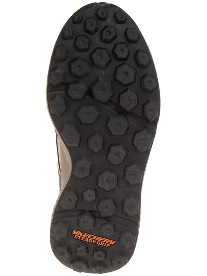 Skechers Sneakers^Leder-Sneakers "Bendino Dormer" in Taupe