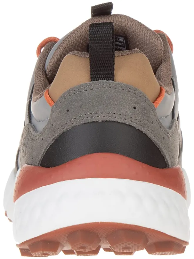 Skechers Sneakers^Leder-Sneakers "Bendino Dormer" in Grau/ Orange
