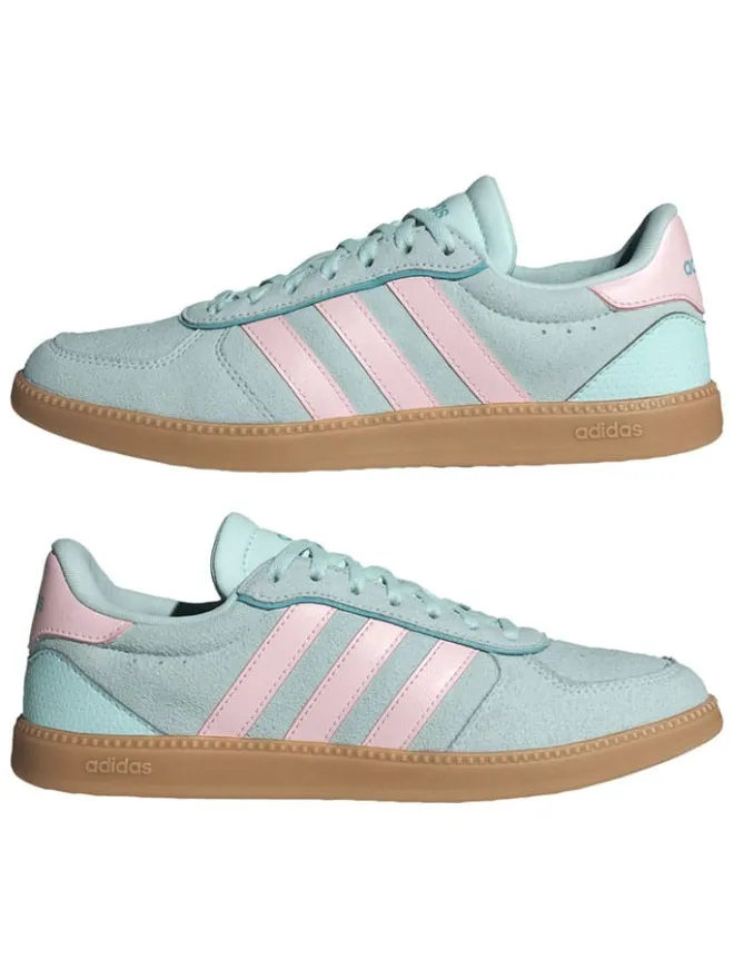 adidas Sneakers^Leder-Sneakers "Breaknet" in Türkis/ Rosa