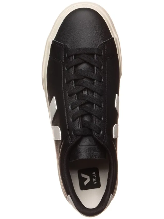 Veja Sneakers^Leder-Sneakers "Campo" in Schwarz/ Weiß