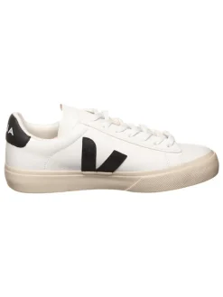 Leder-Sneakers "Campo" in Weiß/ Schwarz>Veja Sale