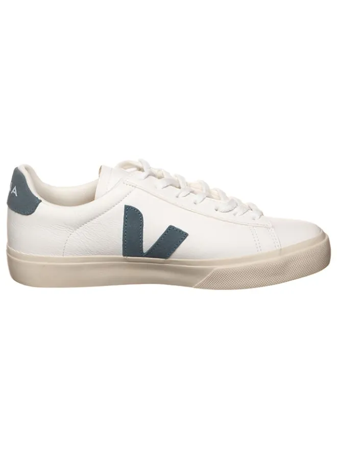 Veja Sneakers^Leder-Sneakers "Campo" in Weiß/ Blau